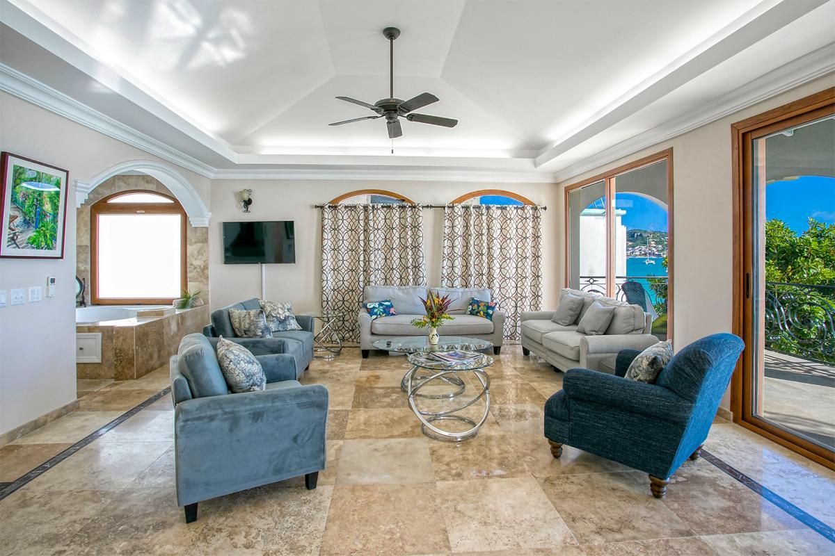 Villa rental St Martin - The room 1